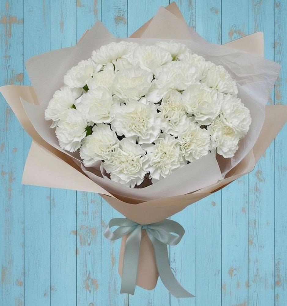 Букет цветов из: Гвоздики в Качалино