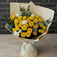 Букет цветов из:  Розы в Качалино