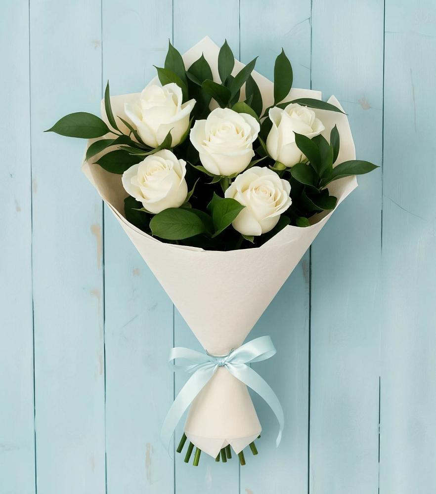 Букет цветов из: Розы в Качалино