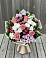 Букет цветов из: Альстромерии, Гвоздики, Розы и Хризантемы в Качалино