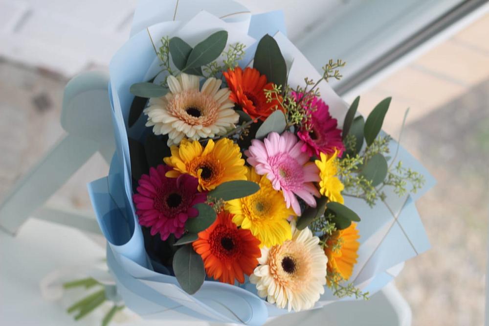 Букет цветов из: Герберы в Качалино