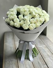 Букет 35 Белых роз #REPLACE_PRED# Качалино