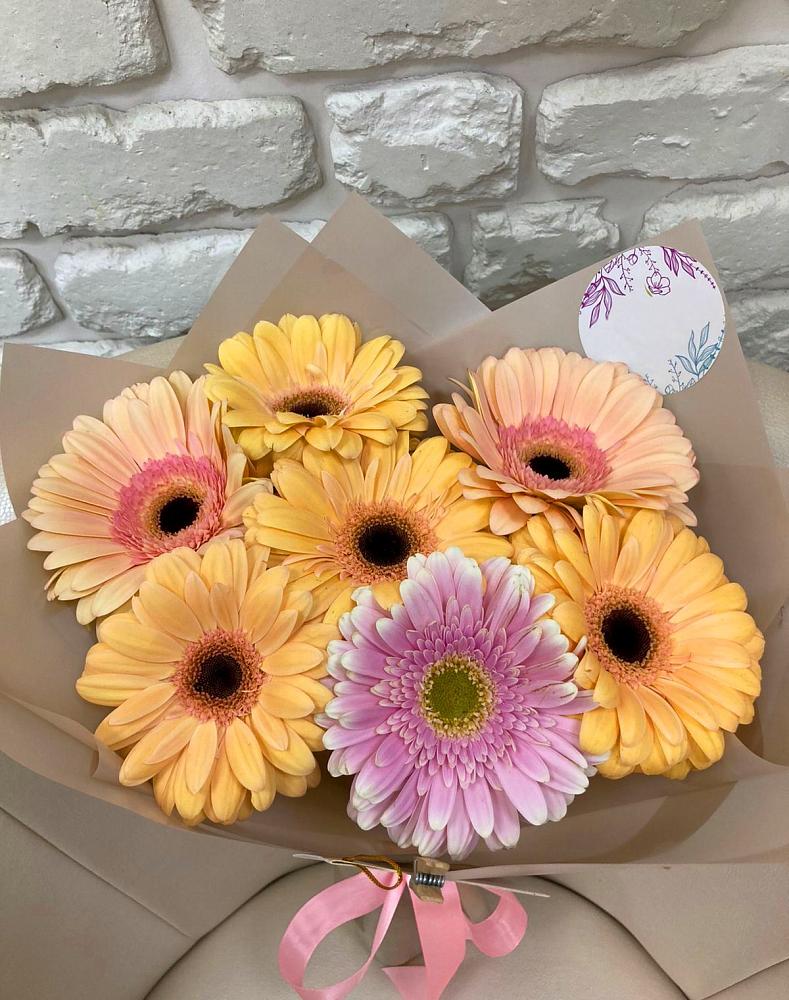 Букет цветов из: Герберы в Качалино