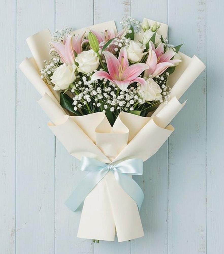 Букет цветов из: Лилии в Качалино