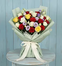 Букет цветов из:  Розы #REPLACE_PRED# Качалино
