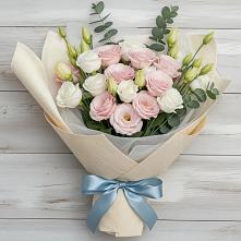 Букет цветов из:  Лизиантусы #REPLACE_PRED# Качалино