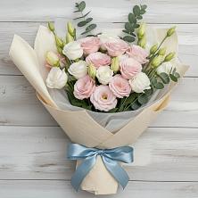 Букет цветов из:  Лизиантусы в Качалино