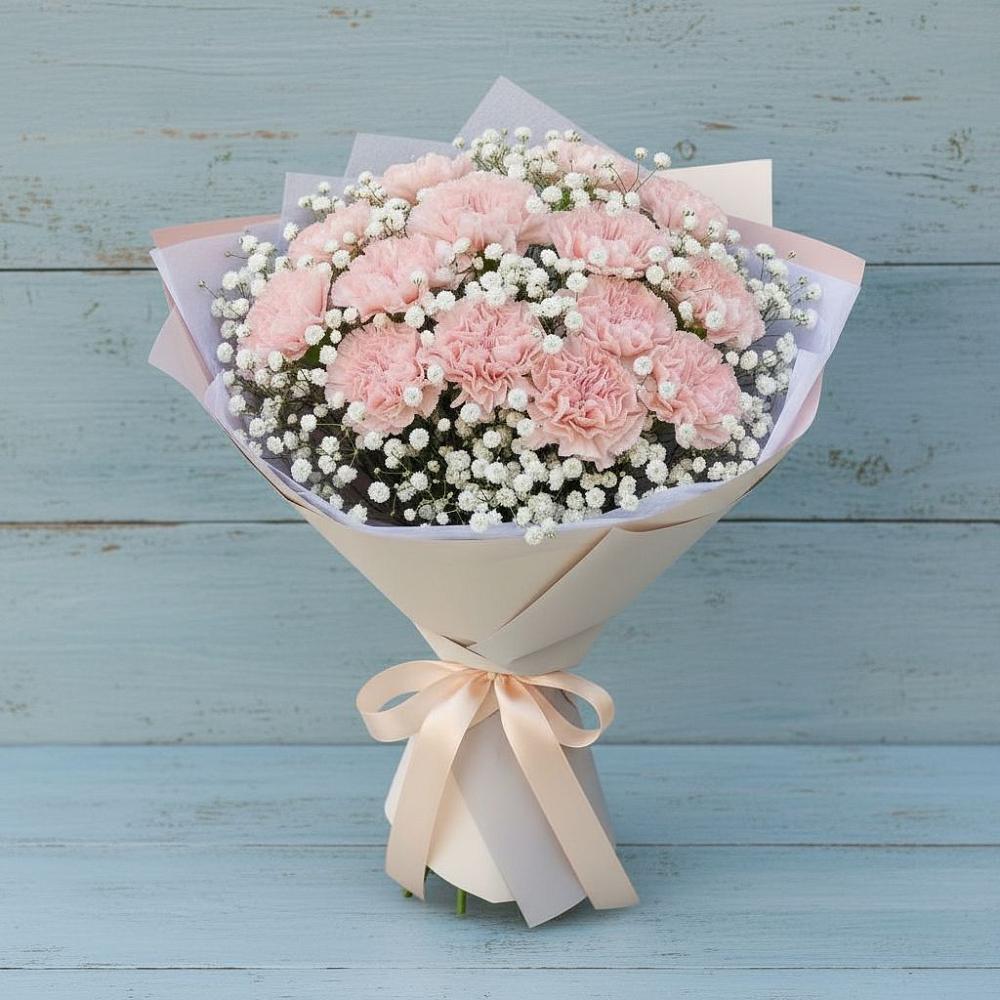 Букет цветов из: Гвоздики в Качалино