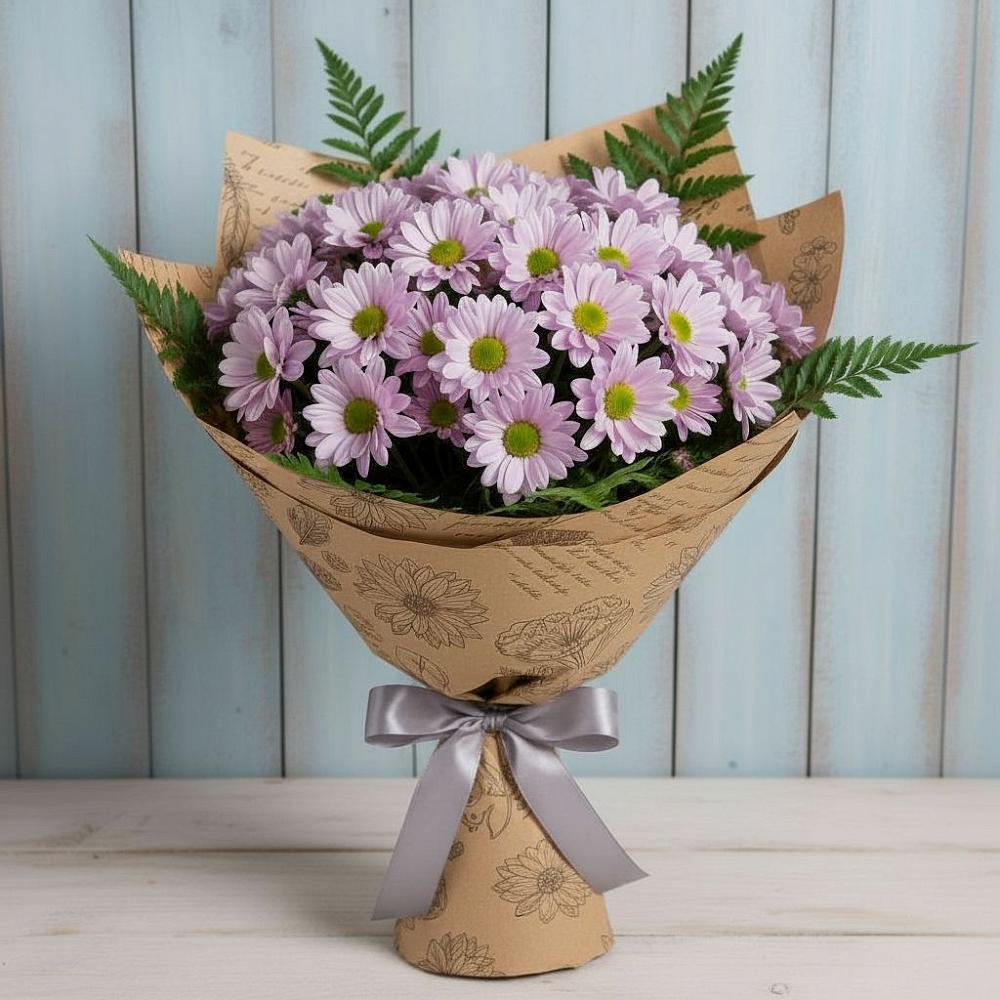 Букет цветов из: Хризантемы в Качалино