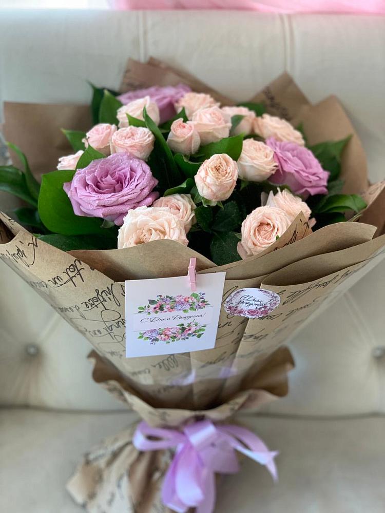 Букет цветов из: Розы в Качалино