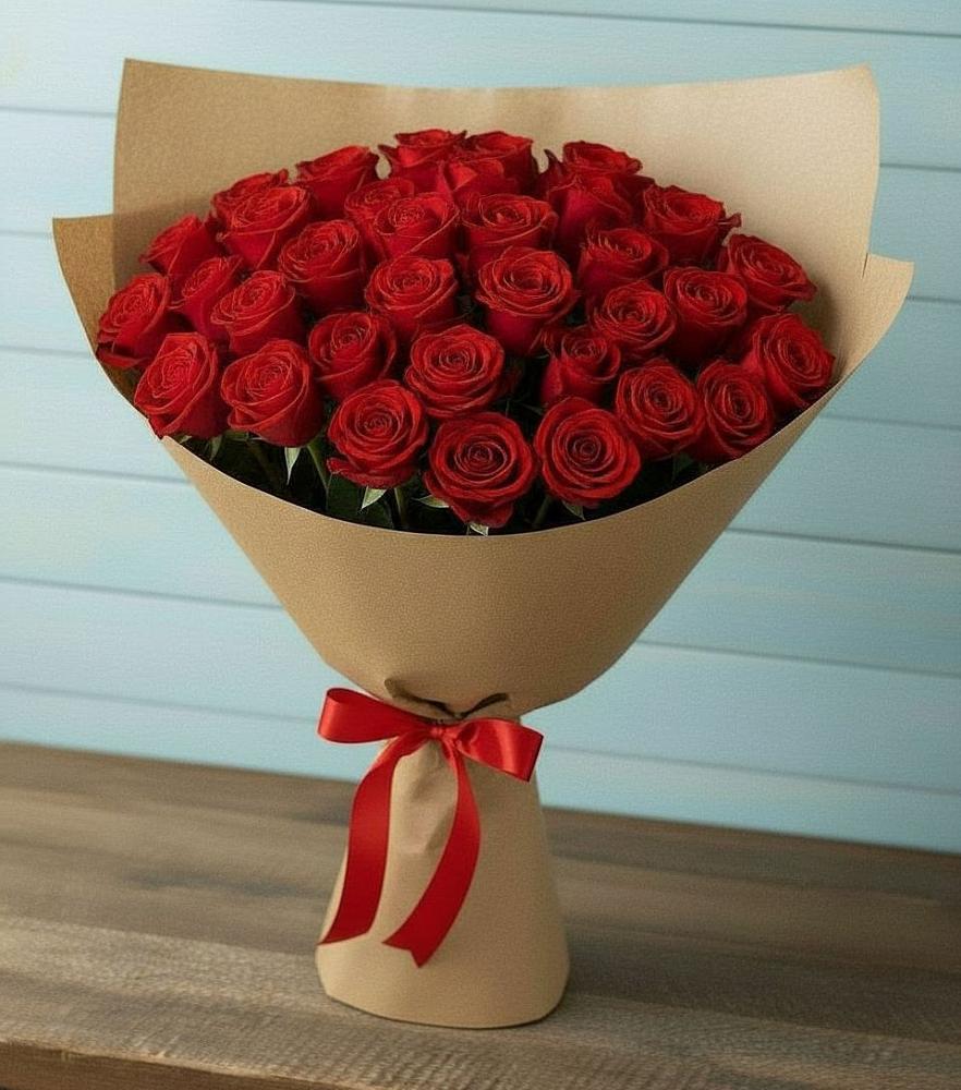 Букет Красные розы Милано в Качалино
