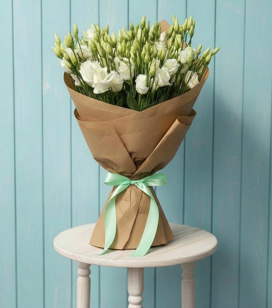 Букет цветов из: Лизиантусы в Качалино