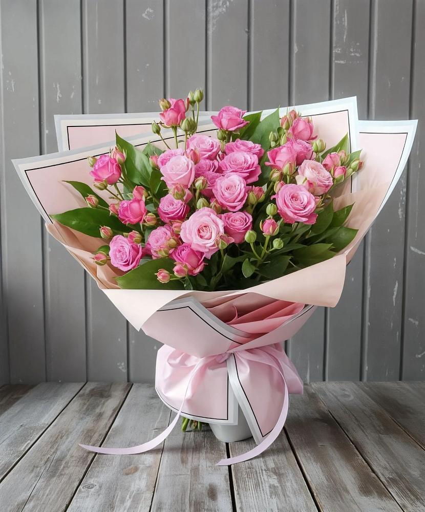 Букет Розовый кустик в Качалино