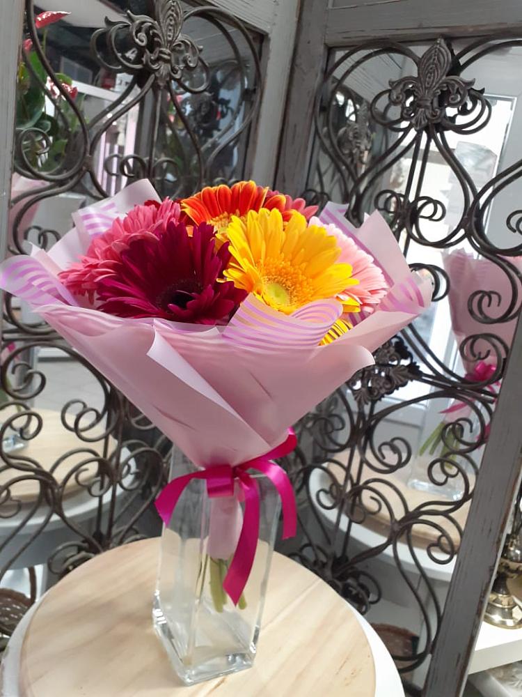 Букет цветов из: Герберы в Качалино