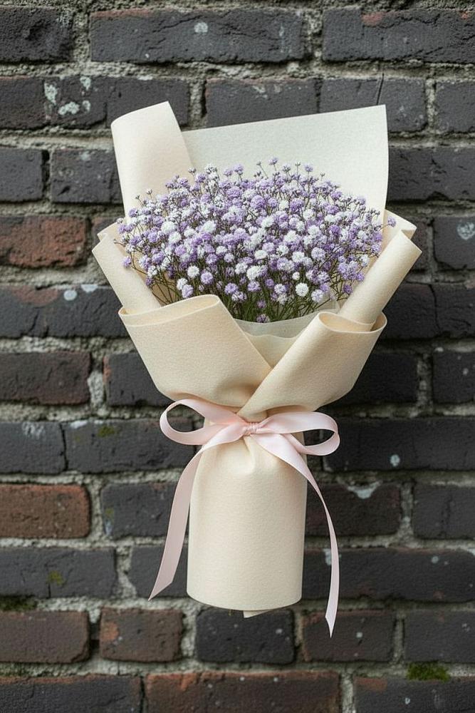 Букет цветов из: Гипсофила в Качалино