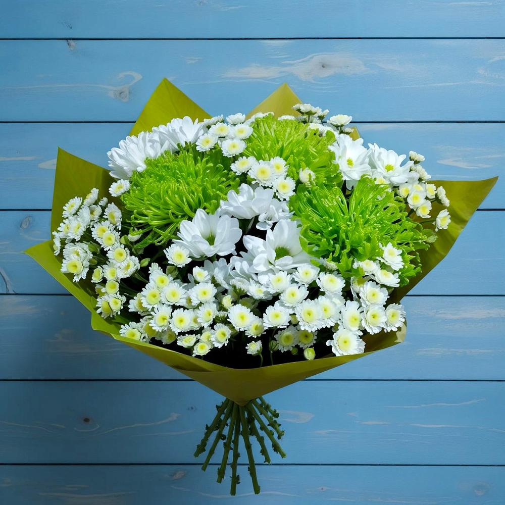 Букет цветов из: Хризантемы в Качалино