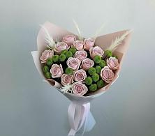 Букет цветов из:  Розы и Хризантемы в Качалино