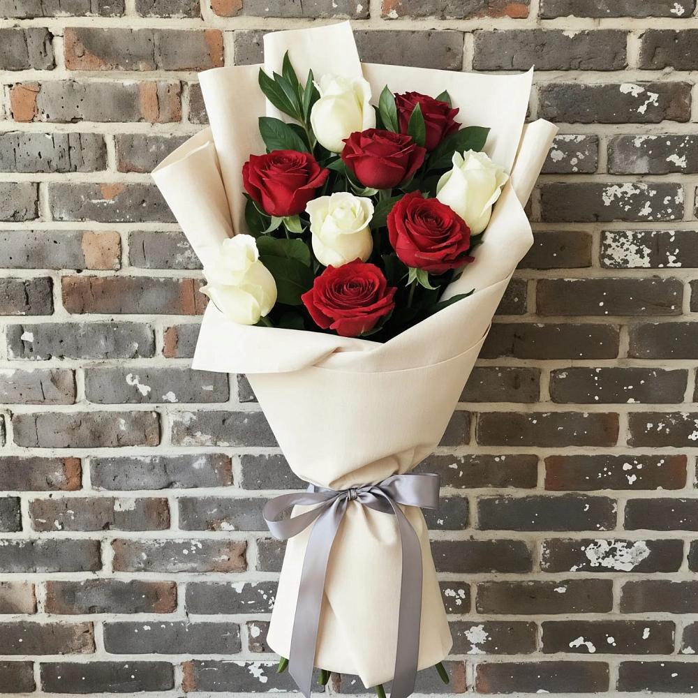 Букет цветов из: Розы в Качалино