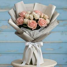 Букет цветов из:  Розы в Качалино