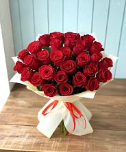 Букет 29 Красных роз в Качалино
