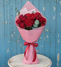 Букет цветов из:  Розы в Качалино