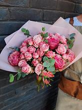 Букет цветов из:  Розы в Качалино