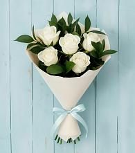 Букет цветов из:  Розы в Качалино