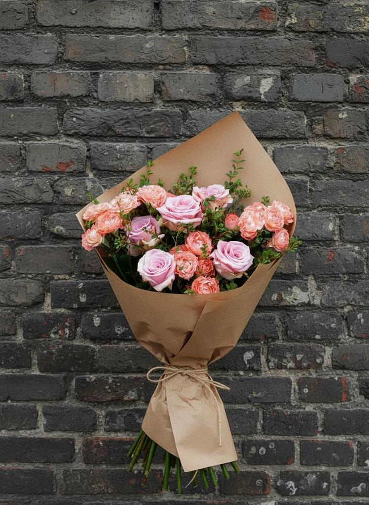 Букет цветов из: Розы в Качалино