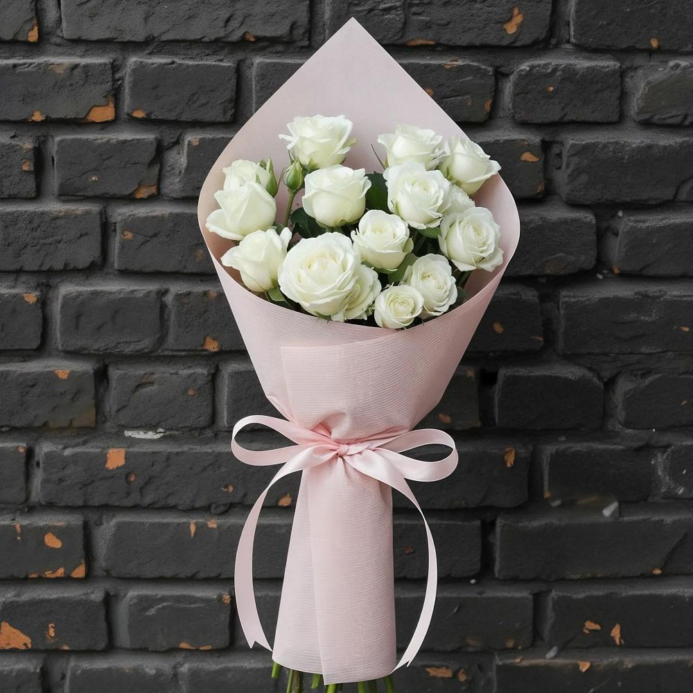 Букет цветов из: Розы в Качалино