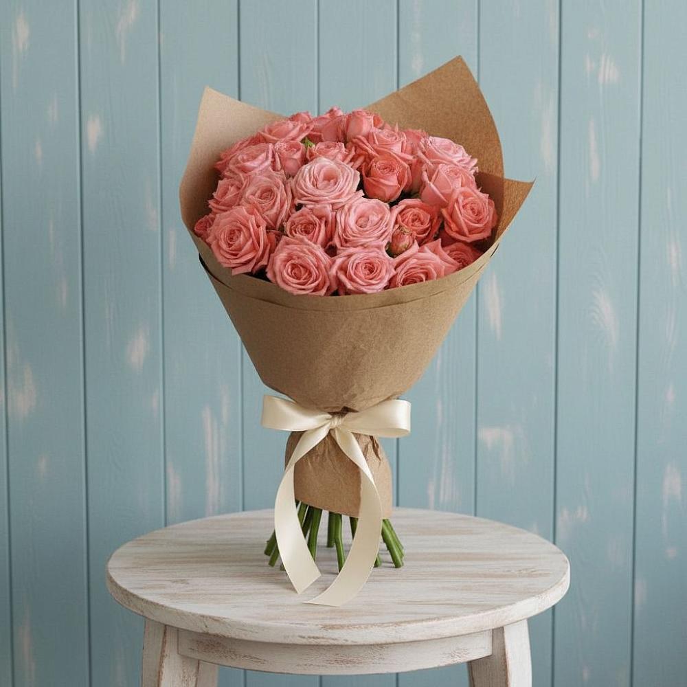 Букет цветов из: Розы в Качалино