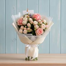 Букет цветов из:  Розы #REPLACE_PRED# Качалино