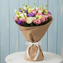 Букет цветов из:  Лизиантусы в Качалино