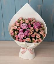 Букет цветов из:  Розы #REPLACE_PRED# Качалино
